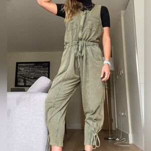 Free People — Olive Green Jumpsuit 💚